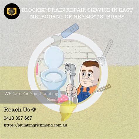 if you need any emergency blocked drain repair service in east
