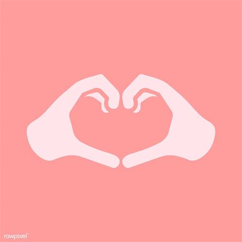 Isolated Hands Making Heart Shape Free Image By