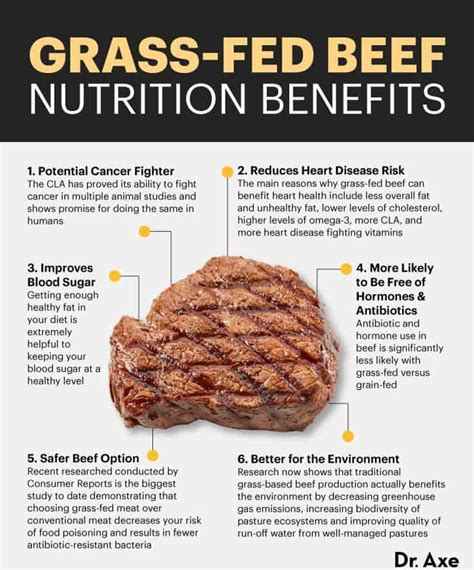 Grass Fed Beef Nutrition Benefits Recieps And More Dr Axe