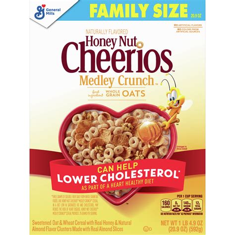 Honey Nut Cheerios Medley Crunch Cereal 209 Oz Box
