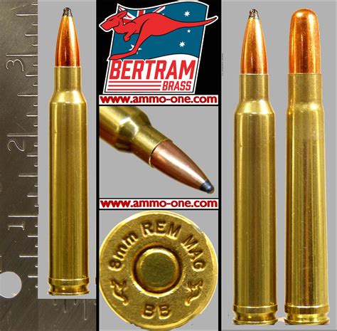 8mm Remington Magnum Bb Hs Jsp One Cartridge Not A Box Ammo One1