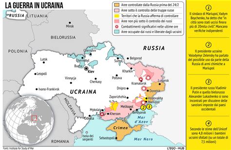 Guerra In Ucraina La Mappa Della Situazione