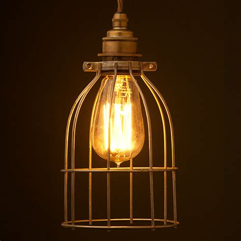 Enhance your home with stylish exterior lighting today. Light Bulb Antiqued Cage Fitting