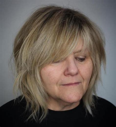 A darker colored pixie with a side sweep of the hair means that both the color and the cut bring a youthful glow to cutting your hair to make a v at the neck, this. 20 Youthful Shaggy Hairstyles for Fine Hair over 50