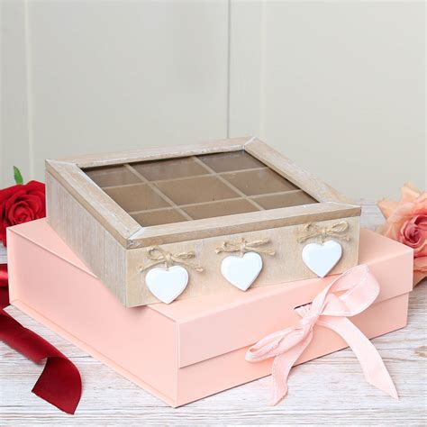 Personalised Wooden Hearts Jewellery Box By Dibor Notonthehighstreet Com