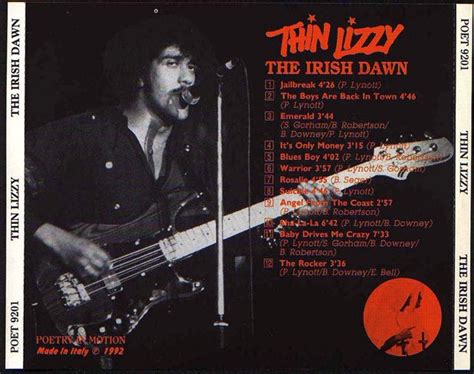 D And Ps Bootleg Tunz World Thin Lizzy The Irish Dawn 1976