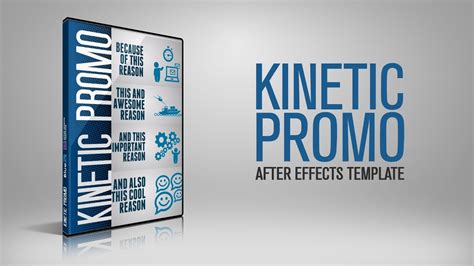 These free after effects templates include over 100 free elements and options for you to use in any project. Kinetic Promo After Effects Template | BlueFx After ...