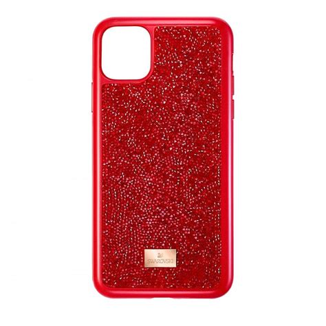 Swarovski Iphone 11 Pro Max Glam Rock Phone Case In Red