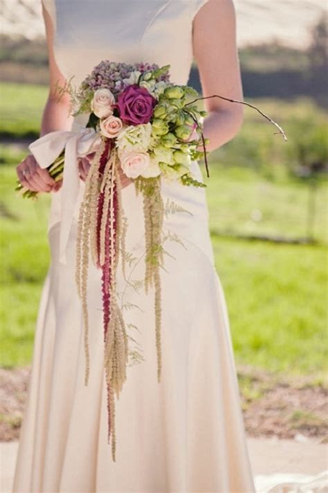If you want to show the passion you can go with a bouquet of orange lily. 12 Absolutely Gorgeous Cascading Wedding Bouquets ...