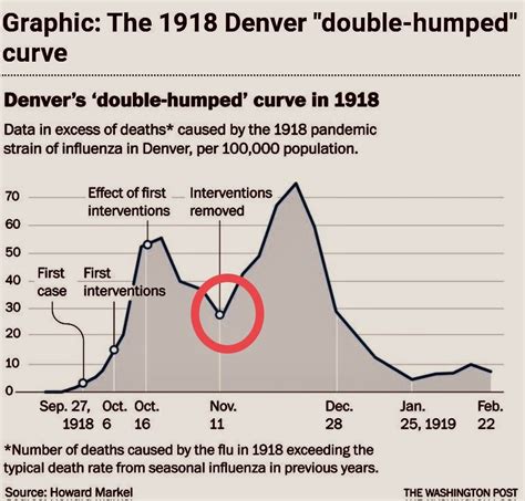 Double Hump Curve After Lifting Restrictions Too Early 1918 Topics