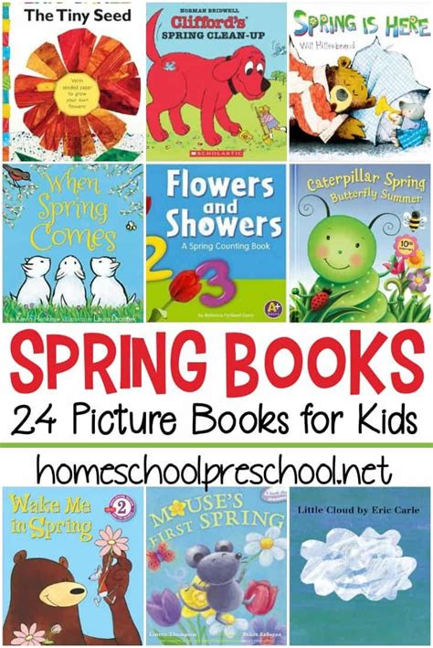 Spring Books for Preschoolers | Spring books, Preschool books, Spring