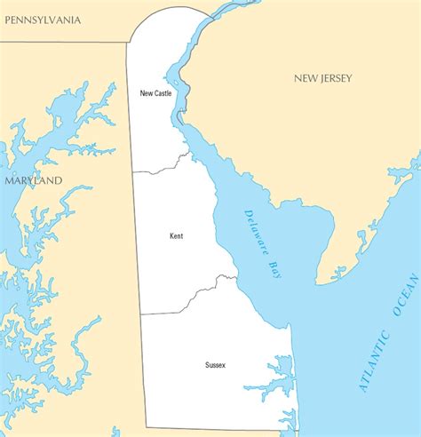 Delaware County Map Printable