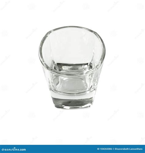 Empty Water Glass Shot Glasses Isolated Stock Photo Image Of Liquid