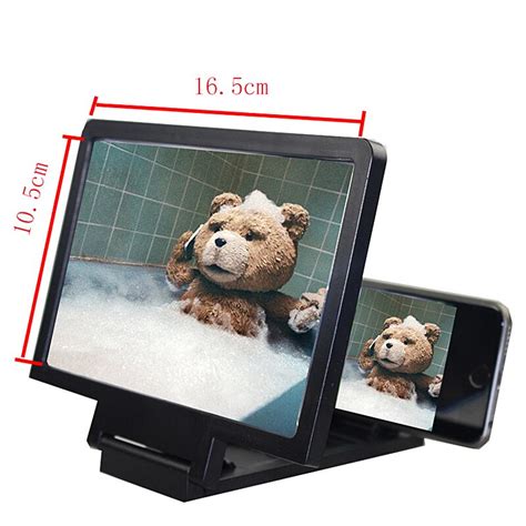 2019 New 3d Screen Amplifier Mobile Phone Magnifying Glass Hd Stand For