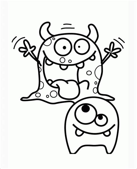 Download 32 Little Monster Coloring Pages Png Pdf File