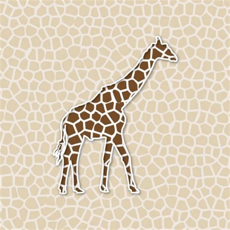 Giraffe With Giraffe Pattern Background Download Free Animal Vectors