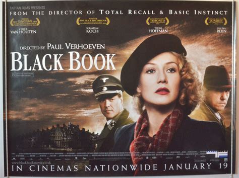Black Book Aka Zwartboek Original Cinema Movie Poster From