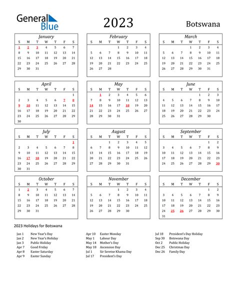 2023 Printable Calendar South Africa Ms Michel Zbinden Za