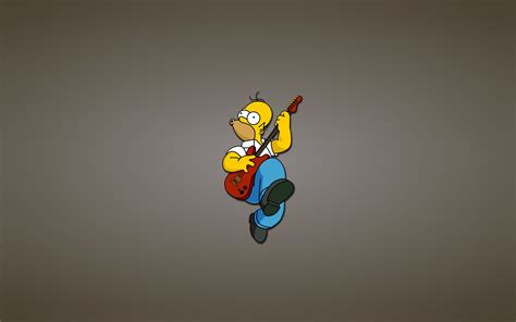 Симпсоны The Simpsons гитара красная гомер веселуха Homer Simpson Hd