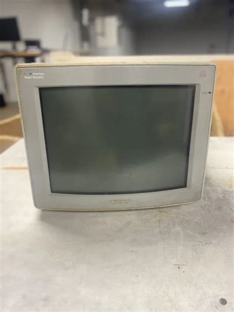Vintage Sony Trinitron Crt Monitor Character Display Cpd Made In Japan Rare Picclick