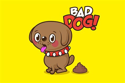 Funny Cartoon Dog Illustration ~ Illustrations ~ Creative Market