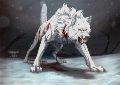 Anime Wolf Wolf Spirit Spirit Animal Fantasy Creatures Mythical