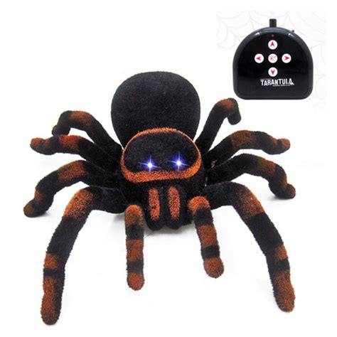 Hot Sale Scary Big Spider Prank Toy Fake 4ch Realistic Rc Spider Remote Control Black Widow Rc