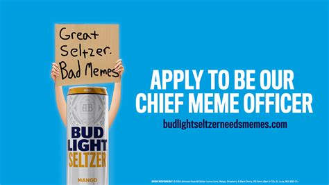 Bud Light Seltzer Is On The Lookout For Its First Chief Meme Officer