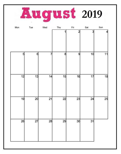 Printable Vertical Calendar Printable Calendar 2023