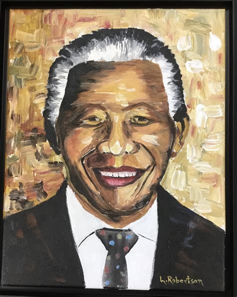 Lorraine Robertsons Fine Art Nelson Mandela Heroes Series 12