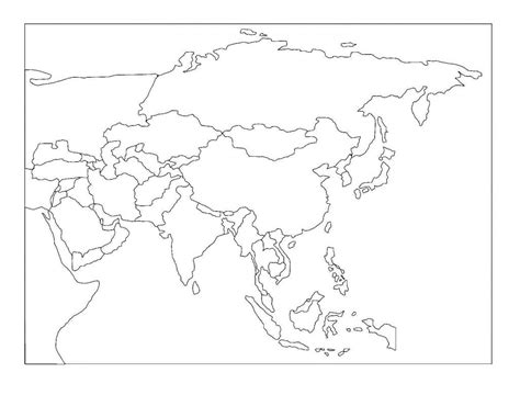 Mapa De Asia Para Imprimir Mapamundi Político Físico Mudo Con