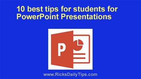 10 Best Tips For Students For Powerpoint Presentations