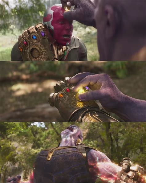 thanos taking the mind stone from vision template thanos taking the mind stone from vision