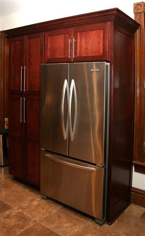 Paint colors that go with cherry wood cabinets range from muted grays to brighter whites and rich reds. Cherrywood Kitchen Cabinet Pantry With Built In ...