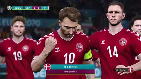 Dynamische dänen gegen die finnische familie. UEFA EURO 2020 🏆 - Denmark vs. Finland ★ #003 - YouTube