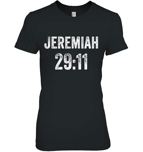 Jeremiah 2911 Bible Verse Shirt Christian Bible T