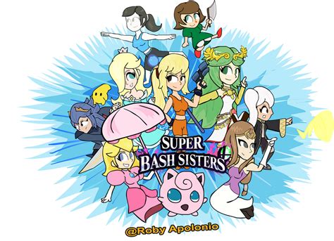 Super Smash Bros Super Bash Sisters Boxart By Robyapolonio On Deviantart