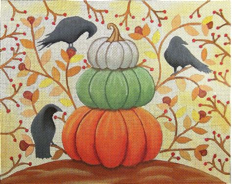 Love You More Needlepoint Designs - Harvest Crows - Needle Nook