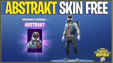 New Fortnite How To Get The Abstrakt Skin For Free Battle