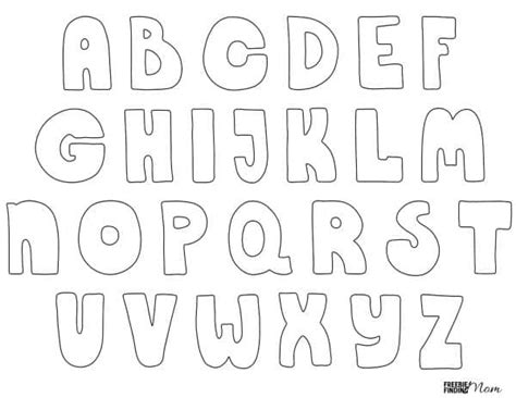 Free Printable Bubble Alphabet Letters Printable Templates