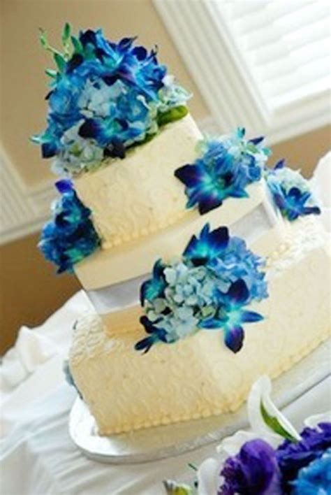 blue orchids wedding cake ideas orchid wedding cake wedding cakes with flowers wedding cakes
