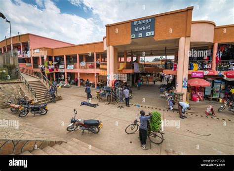 Local Market On The Street In The Fort Portal Uganda Europe Stock