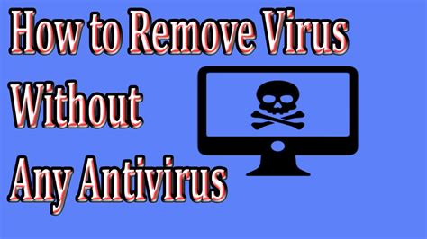 How To Remove Viruses Using Cmd Delete All Virus From Your Pc Without