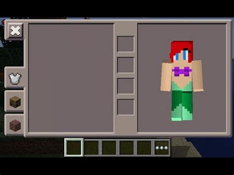 Maybe you would like to learn more about one of these? Minecraft PE - Ariel Mermaid Skin Costume - YouTube