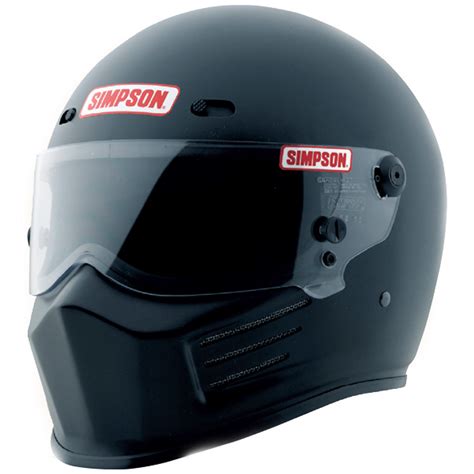 Simpson Super Bandit Helmet Snell Sa2015 Matt Black