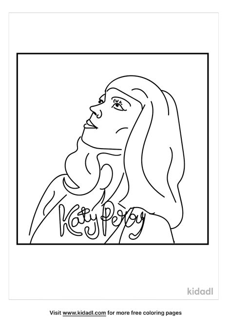 Free Katy Perry Coloring Page Coloring Page Printables Kidadl