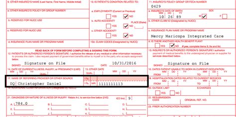 How To Print Supervising Physician Details On The Hcfa 1500 Form