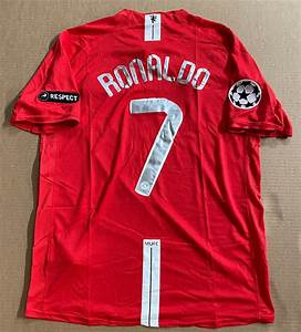 2008 Manchester United Cristiano Ronaldo Shirt Jersey Etsy