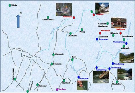 Uttarakhand from mapcarta, the open map. Uttarakhand: Map for Tourist with locations Clicks