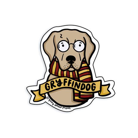 Gryffindog Harry Potter Gryffindor Sticker In 2022 Harry Potter
